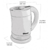Fervedor Naomi Preto 0.8L